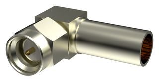 SMAMRA.P.GN.HT - RF / Coaxial Connector, SMA Coaxial, Right Angle Plug, Crimp, 50 ohm, CFD-200, RG58 - TAOGLAS