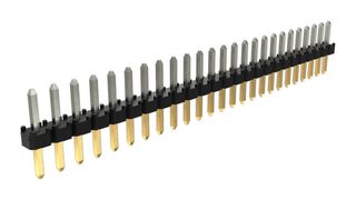 10138654-G03-25LF - Pin Header, Board-to-Board, 2 mm, 1 Rows, 25 Contacts, Through Hole Straight, Minitek Series - AMPHENOL COMMUNICATIONS SOLUTIONS