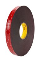 5952, BLACK, 33M X 25MM - Foam Tape, Double Sided, Black, 33 m x 25 mm - 3M