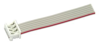 MP009101 - Ribbon Cable, IDC Receptacle to Free End, 6 Ways, 11.8 ", 300 mm, 1.27 mm - MULTICOMP PRO
