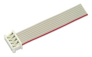MP009104 - Ribbon Cable, IDC Receptacle to Free End, 8 Ways, 5.9 ", 150 mm, 1.27 mm - MULTICOMP PRO