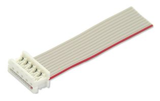 MP009109 - Ribbon Cable, IDC Receptacle to Free End, 10 Ways, 3.9 ", 100 mm, 1.27 mm - MULTICOMP PRO