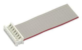 MP009121 - Ribbon Cable, IDC Receptacle to Free End, 14 Ways, 3.9 ", 100 mm, 1.27 mm - MULTICOMP PRO