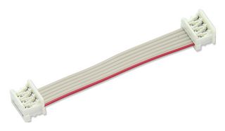 MP009131 - Ribbon Cable, IDC Receptacle to IDC Receptacle, 6 Ways, 11.8 ", 300 mm, 1.27 mm - MULTICOMP PRO