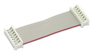 MP009150 - Ribbon Cable, IDC Receptacle to IDC Receptacle, 14 Ways, 1.97 ", 50 mm, 1.27 mm - MULTICOMP PRO