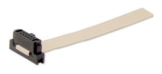 MP009158 - Ribbon Cable, IDC Receptacle to Free End, 10 Ways, 5.9 ", 150 mm, 1.27 mm - MULTICOMP PRO