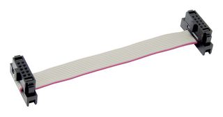 MP009192 - Ribbon Cable, IDC Receptacle to IDC Receptacle, 10 Ways, 1.97 ", 50 mm, 1.27 mm - MULTICOMP PRO