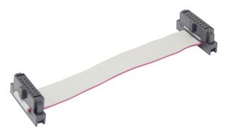 MP009201 - Ribbon Cable, IDC Receptacle to IDC Receptacle, 14 Ways, 7.9 ", 200 mm, 1.27 mm - MULTICOMP PRO