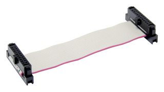 MP009210 - Ribbon Cable, IDC Receptacle to IDC Receptacle, 20 Ways, 1.97 ", 50 mm, 1.27 mm - MULTICOMP PRO