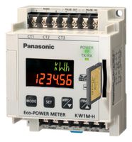 AKW1121B - Panel Meter, 6 Digit, 7.5 mm, 100 VAC to 240 VAC, 50/60 Hz, DIN Rail Mount, KW1M Series - PANASONIC
