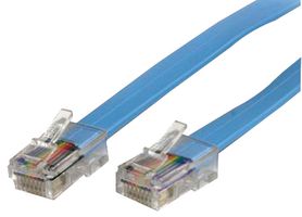 ROLLOVERMM6 - Computer Cable, RJ45 Plug, RJ45 Plug, 5.9 ft, 1.8 m, Blue - STARTECH