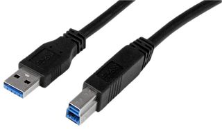 USB3SAB3MBK - USB Cable, Type A Plug to Type B Plug, 3 m, 9.8 ft, USB 3.0, Black - STARTECH