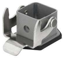 MP009340 - Heavy Duty Connector, Base, Bulkhead Mount, Zinc Body, 1 Lever, 3A - MULTICOMP PRO