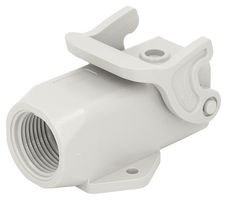 MP009350 - Heavy Duty Connector, Base, Bulkhead Mount, Top Entry, PC (Polycarbonate) Body, 1 Lever, 3A - MULTICOMP PRO