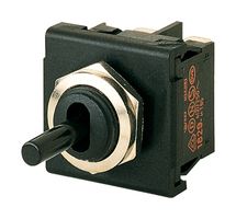 1822.1101 - Toggle Switch, On-Off, DPST, Non Illuminated, 1820 Series, Panel Mount, 6 A - MARQUARDT