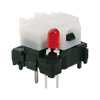 6425.4111 - Tactile Switch, 6425 Series, Top Actuated, Through Hole, Square Button, 70 gf, 100mA at 28VDC - MARQUARDT