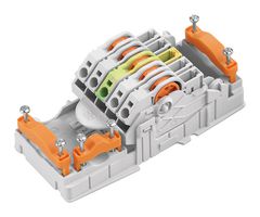 1534930000 - Panel Mount Barrier Terminal Block, 14-10AWG, 41 A, 800 V, 1 Pole, 1, Push In - WEIDMULLER