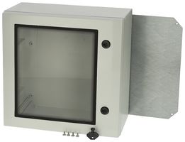 ARCA 303021W - Plastic Enclosure, 2-Point Lock, Cover w/Window, Multipurpose, Polycarbonate, 300 mm, 300 mm - FIBOX