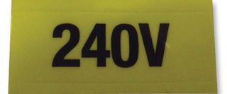 MP009769 - Label, Self Adhesive, 11 mm, 21 mm, Vinyl, 240V - MULTICOMP PRO