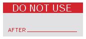 MP009772 - Label, Write-On, Vinyl Cloth, Do Not Use (After) - MULTICOMP PRO