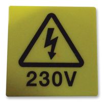 MP009773 - Label, Self Adhesive, 19 mm, 19 mm, Vinyl, 230V - MULTICOMP PRO