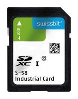 SFSD064GL1AM1MT-I-ZK-21P-STD - Flash Memory Card, 3D pSLC, SDHC / SDXC Card, UHS-1, Class 10, 64 GB, S-58 Series - SWISSBIT