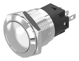 82-5171.2000 - Vandal Resistant Switch, 82 Series, 19 mm, SPDT, Maintained, Round Convex Flush, Natural - EAO