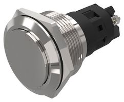82-6162.2000 - Vandal Resistant Switch, 82 Series, 22 mm, SPDT, Maintained, Round Raised Flat Flush, Natural - EAO