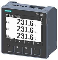7KM3220-0BA01-1DA0. - Panel Display, Digital, Current, Voltage, Frequency, Power, SENTRON 7KM PAC3220 Series - SIEMENS