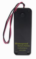 MP010069 - Battery Holder, 2xAAA Size, 150mm, with Switch, Screw, IP65 - MULTICOMP PRO