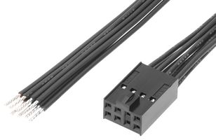 219659-1082 - Cable Assembly, C-Grid III Receptacle to Free End, 8 Ways, 2.54 mm, 2 Row, 150 mm, 5.9 " - MOLEX