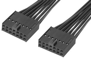 219658-1144 - Cable Assembly, C-Grid III Receptacle to C-Grid III Receptacle, 14 Ways, 2.54 mm, 2 Row, 600 mm - MOLEX