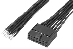 219659-1142 - Cable Assembly, C-Grid III Receptacle to Free End, 14 Ways, 2.54 mm, 2 Row, 150 mm, 5.9 " - MOLEX