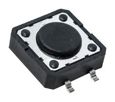 PTS125SM73SMTR21M LFS - Tactile Switch, PTS125 Series, Top Actuated, Surface Mount, Round Button, 180 gf, 50mA at 12VDC - C&K COMPONENTS