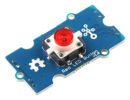 111020044 - LED Button Board, with Cable, Red, 3.3V / 5V, Arduino & Raspberry Pi Board - SEEED STUDIO