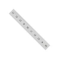 8WH8120-4AA15 - Terminal Block Marker, White, Labeling Plate, Siemens ALPHA FIX Series 6mm² 8WH Terminal Blocks - SIEMENS