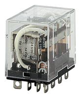 LY4I4N 24AC - Power Relay, 4PDT, 24 VAC, 10 A, LY Series, Socket, Non Latching - OMRON INDUSTRIAL AUTOMATION