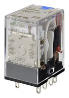 MY2IN-GS AC110/120 - Power Relay, DPDT, 120 VAC, 5 A, MY-GS Series, Socket, Latching - OMRON INDUSTRIAL AUTOMATION