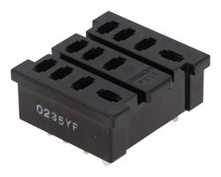 PT11-0 - Relay Socket, Through Hole, PC Pin, 11 Pins, 10 A, 250 V - OMRON INDUSTRIAL AUTOMATION