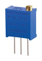 PV36W500C01B00 - Trimpot, Multi Turn, Cermet, Top Adjust, 50 ohm, Through Hole, 25 Turns - BOURNS