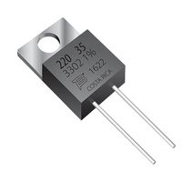 PWR220T-35-10R0F - Through Hole Resistor, 10 ohm, PWR220T-35 Series, 35 W, ± 1%, TO-220, 250 V - BOURNS