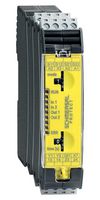 103014308 - Safety Relay, 24 VDC, DPST-NC, SPST-NO, SRB Series, DIN Rail, 4 A, Plug In, Screw - SCHMERSAL