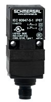 101140772 - Safety Interlock Switch, AZ 17ZI Series, SPST-NO, SPST-NC, M12 Connector, 230 V, 4 A, IP67 - SCHMERSAL