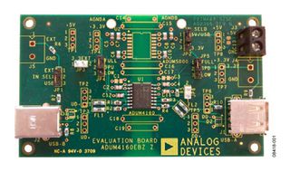 EVAL-ADUM4160EBZ - Evaluation Board, ADuM4160BRWZ, USB Isolator, 3.3/5 V Supply - ANALOG DEVICES