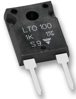 LTO100H22R00JTE3 - Through Hole Resistor, 22 ohm, LTO100H Series, 100 W, ± 5%, Radial Leaded, 500 V - VISHAY