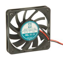 OD6010-12HB - DC Axial Fan, 12 V, Square, 60 mm, 10 mm, Ball Bearing, 19.8 CFM - ORION FANS