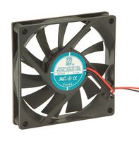 OD8015-12HB - DC Axial Fan, 12 V, Square, 80 mm, 15 mm, Ball Bearing, 31 CFM - ORION FANS