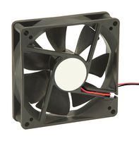 OD9225-12HB01A - DC Axial Fan, 12 V, Square, 92 mm, 25 mm, Ball Bearing, 60.2 CFM - ORION FANS