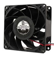 OD9238-12HBVXC10A - DC Axial Fan, 12 V, Square, 92 mm, 38 mm, Ball Bearing, 125 CFM - ORION FANS