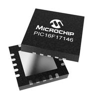 PIC16F17146-I/6N - 8 Bit MCU, PIC16 Family PIC16F17XXX Series Microcontrollers, PIC16, 32 MHz, 28 KB, 20 Pins, VQFN - MICROCHIP
